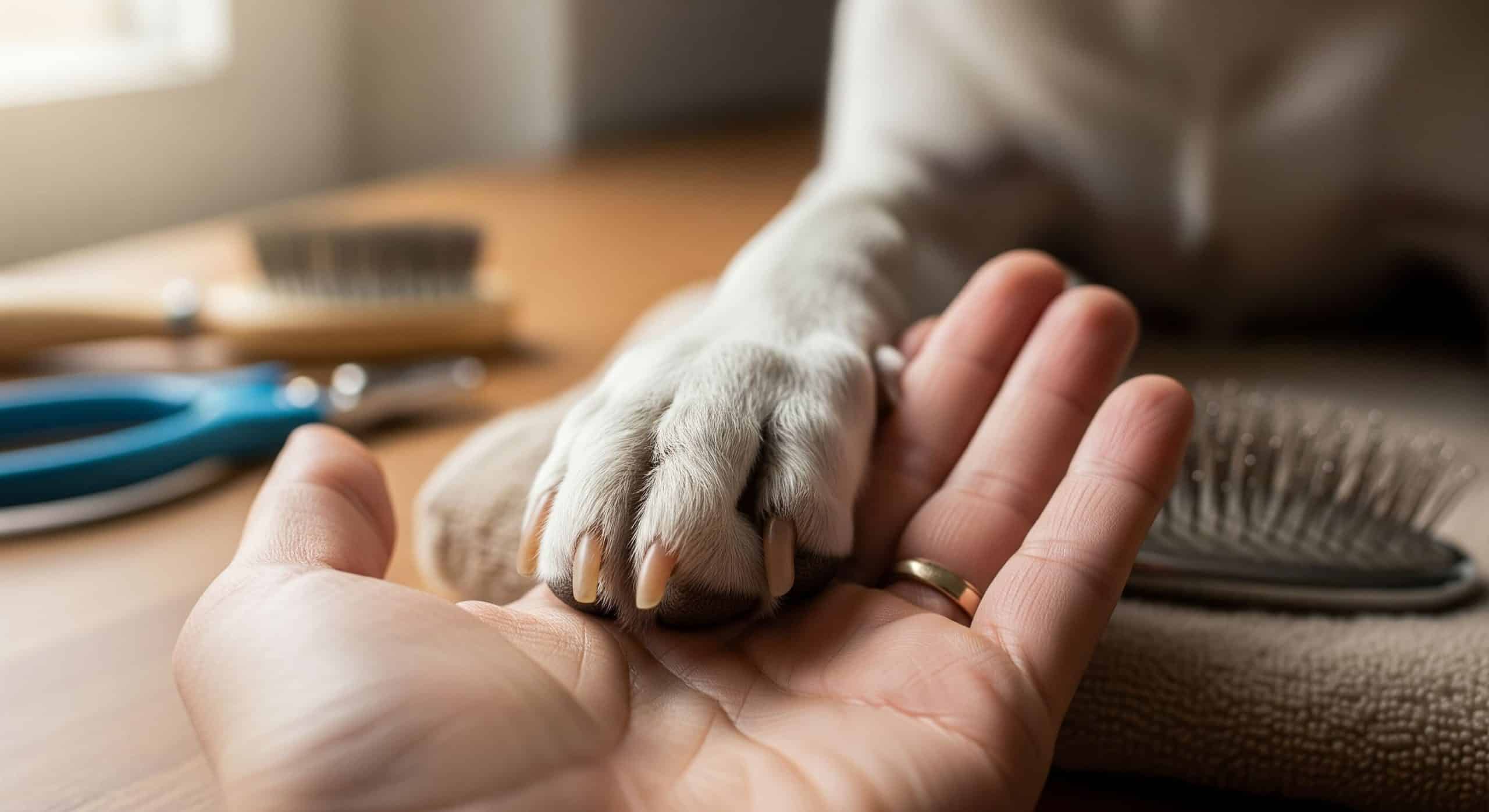 unhealthy dog nails