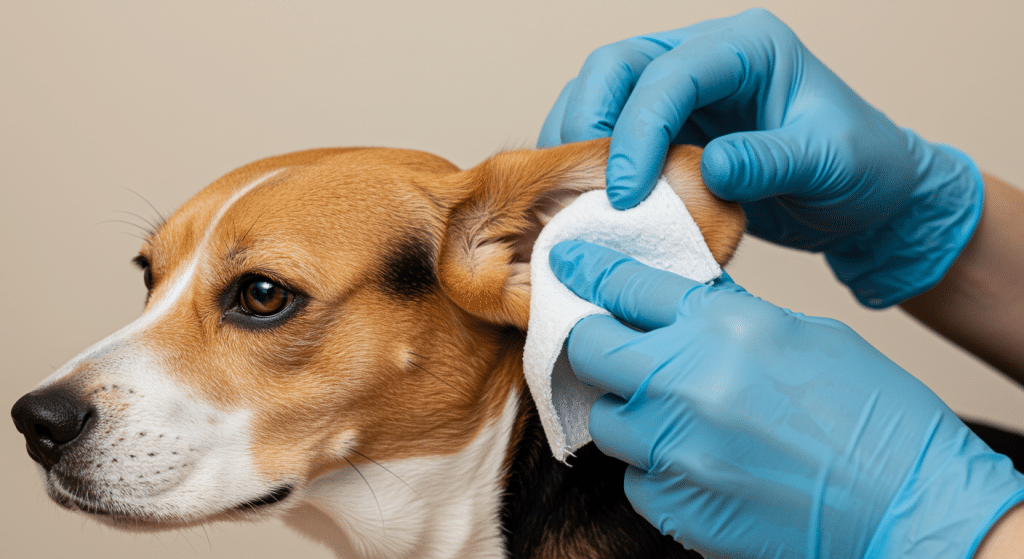 how to clean your dogs ears a step by step manual