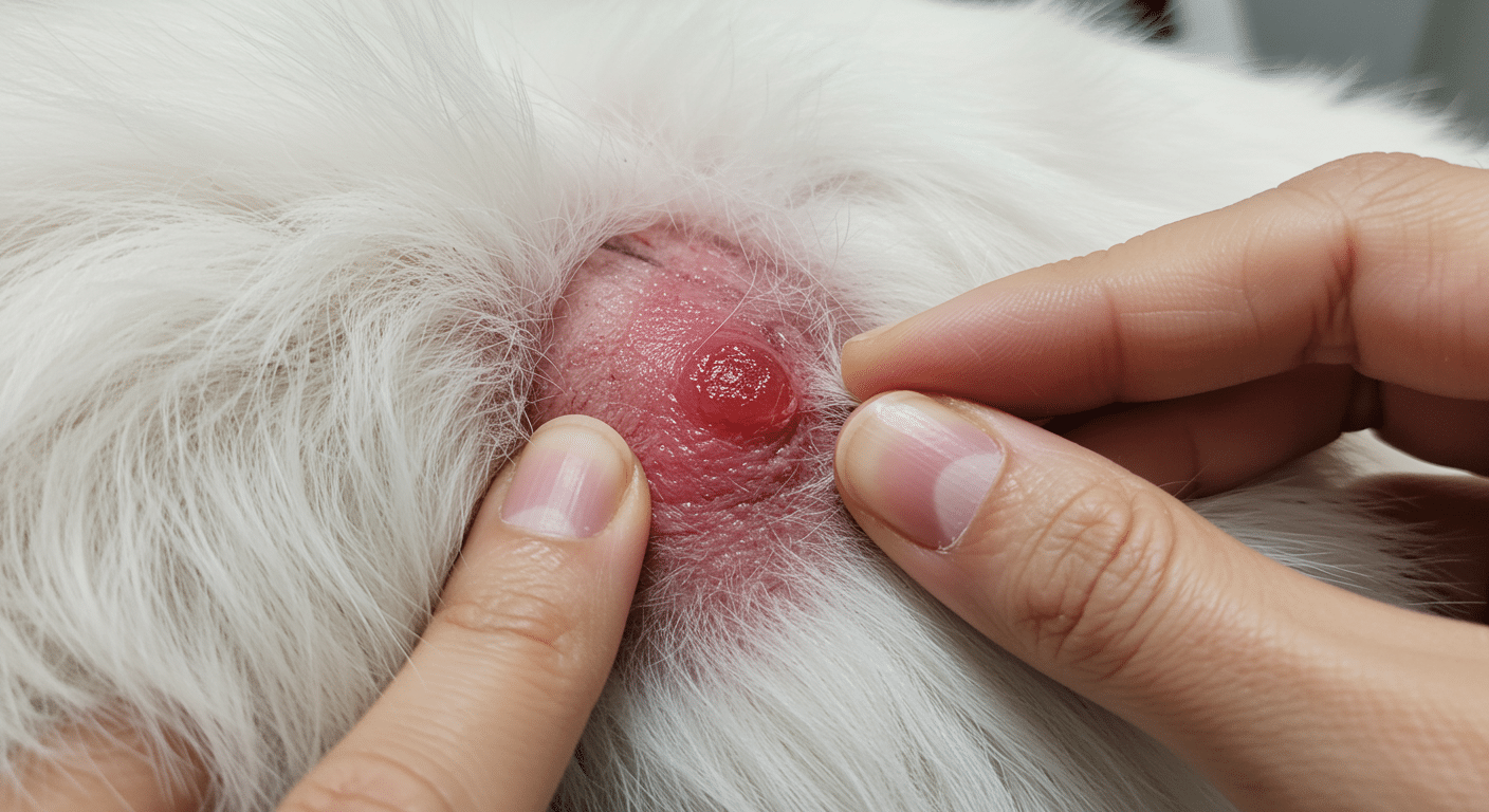 how to tell a swollen spider bite on a dog from other skin issues