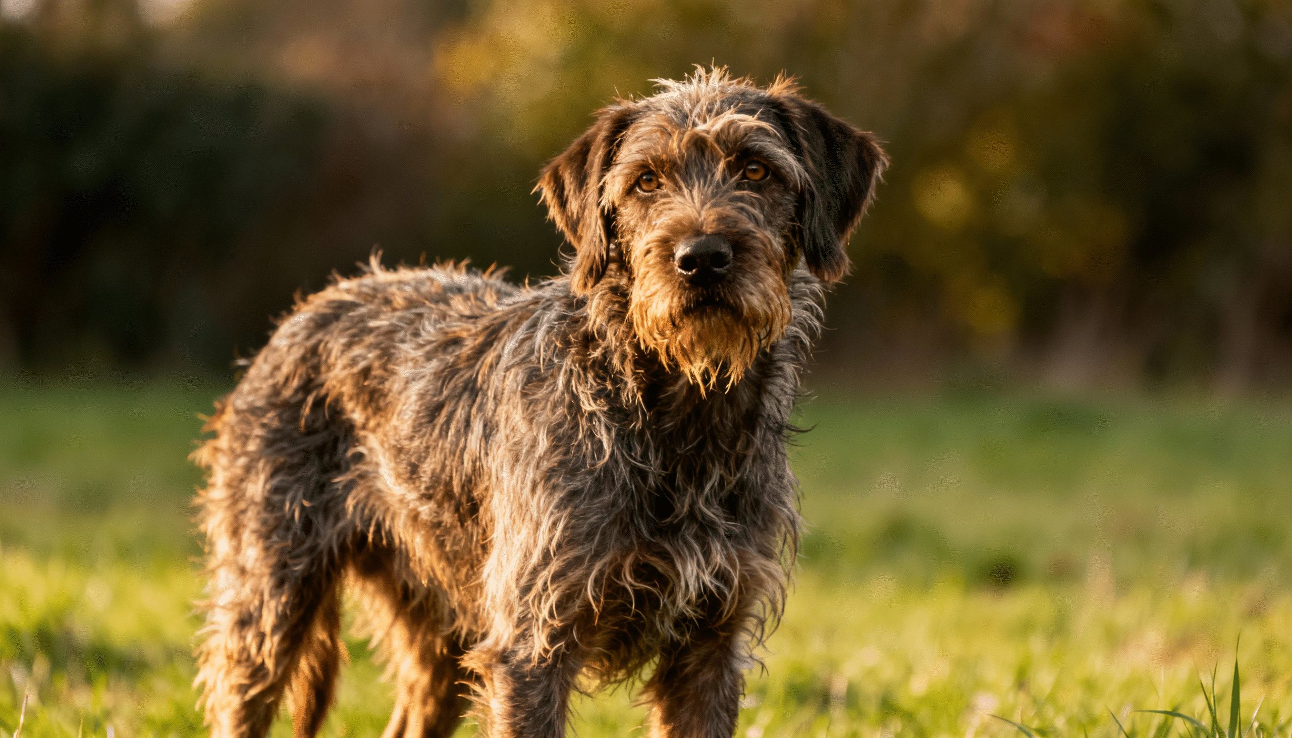 wire haired german pointer