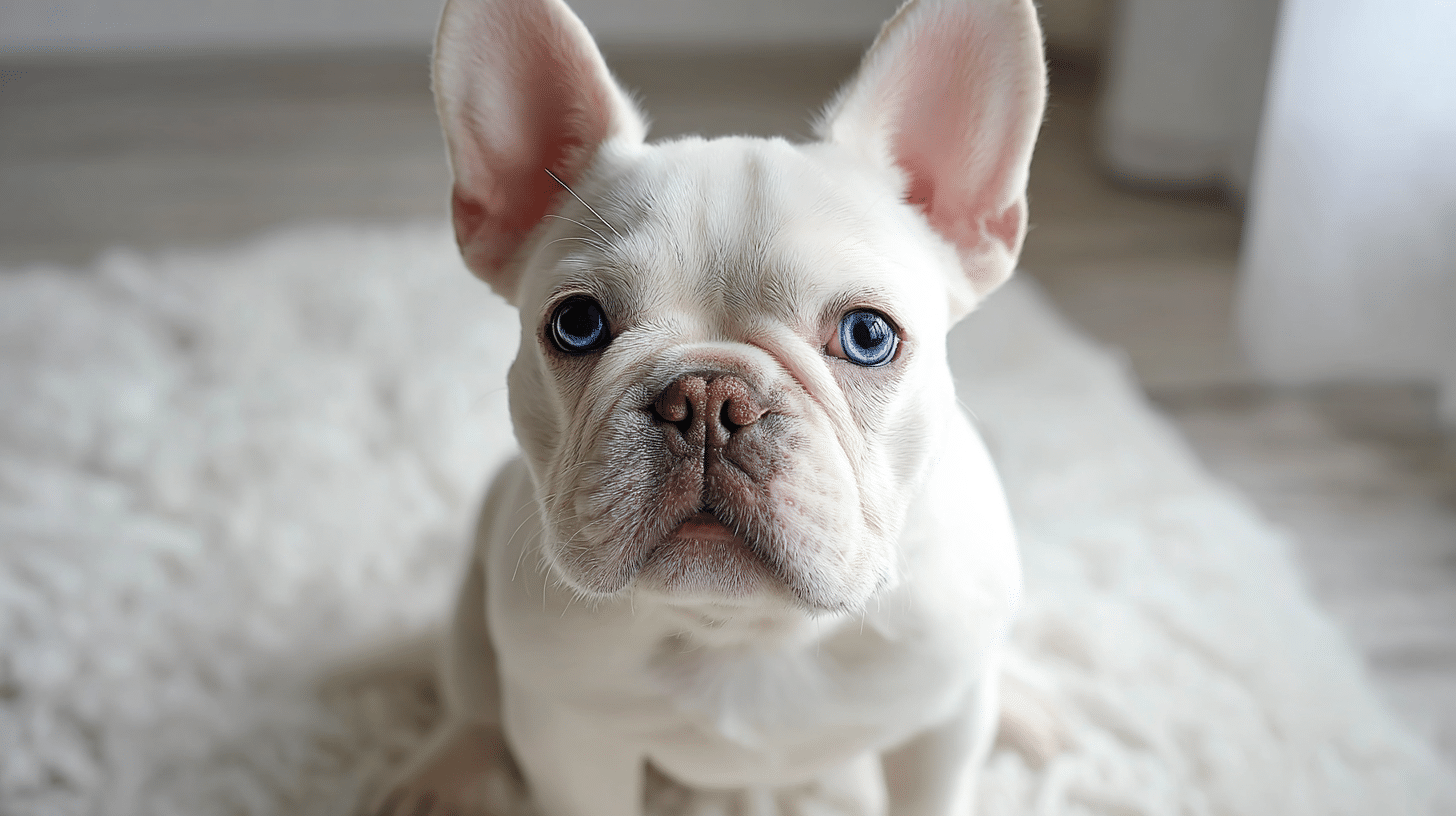 platinum with blue eyes